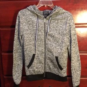 Black and grey sweater